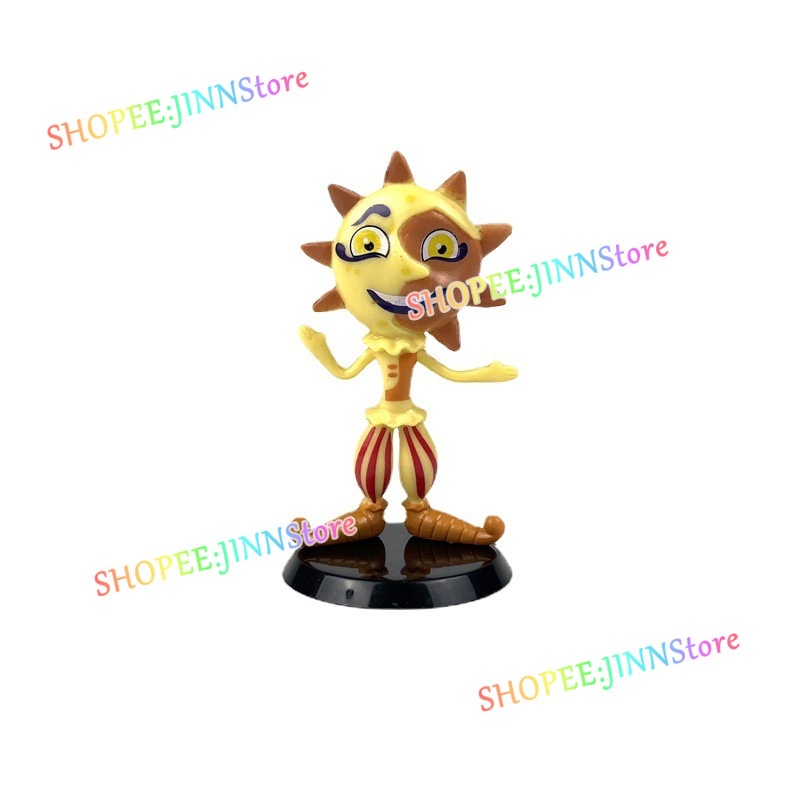 JINN 6 cái / bộ FNAF con số hành động Security Breach Sundrop Moondrop con số PVC Mô hình Sưu tập Đồ chơi