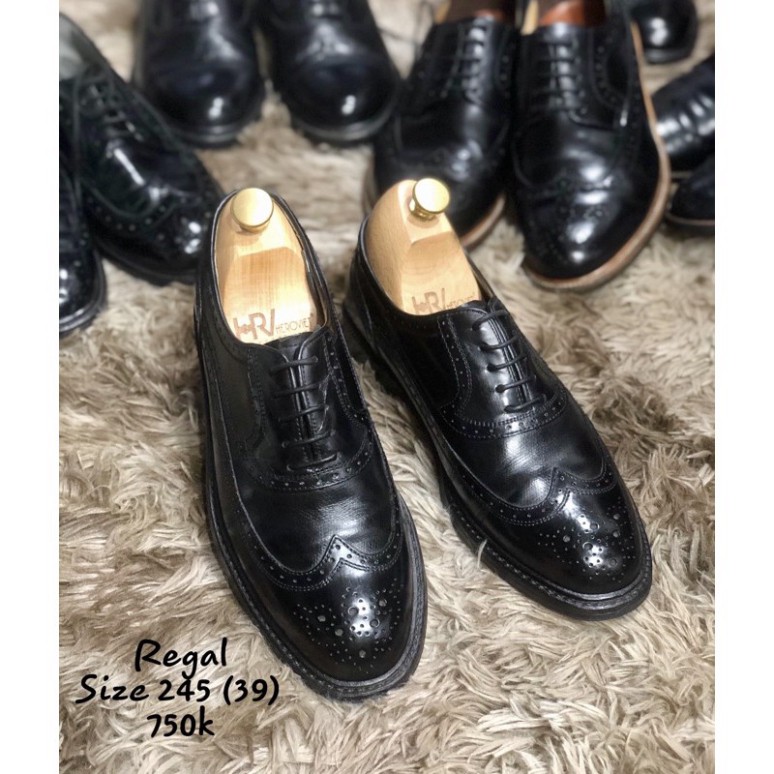 [Giày 2hand] [Size 39] Kiểu Dáng Oxford Thương Hiệu Regal