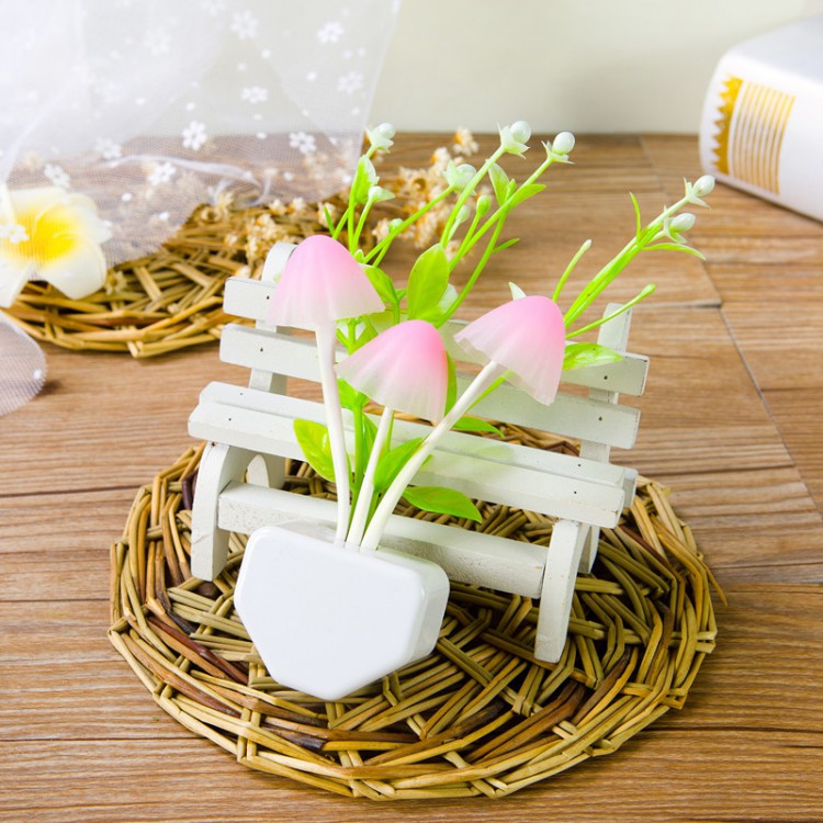 Đèn Ngủ Mini Cảm Ứng Ánh Sáng Hình Nấm - Công Nghệ Đèn Led Thông Minh