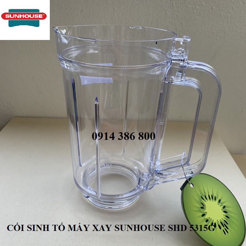 Cốc sinh tố máy xay sunhouse SHD 5315G