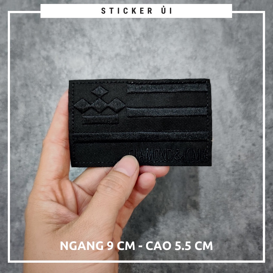 Sticker ủi áo cao cấp CÓ SẴN KEO ỦI,sticker path dán quần áo dùng làm miếng vá Quần Áo,vá áo phao,trang trí quần áo