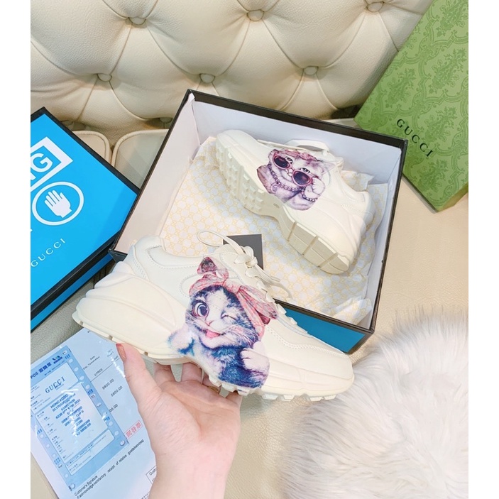 Giày thể thao sneaker guci vip fullbox bill túi giấy