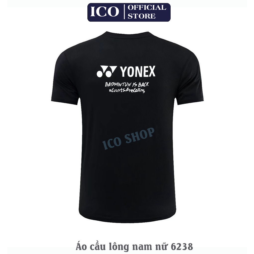 Áo cầu lông 6238, áo thể thao nam nữ 6238