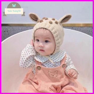 Mũ cho bé- mũ nón len hươu, nai đáng yêu 5m-2y ml36- kiddo shop