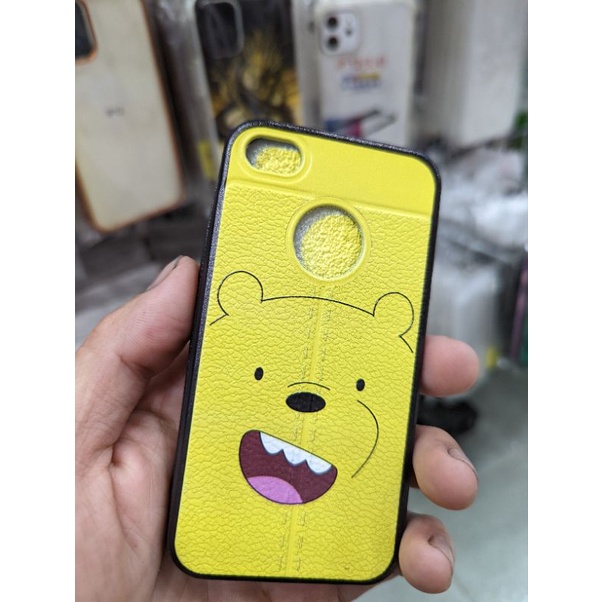 Ốp lưng iPhone 4/4S dẻo màu gấu vàng