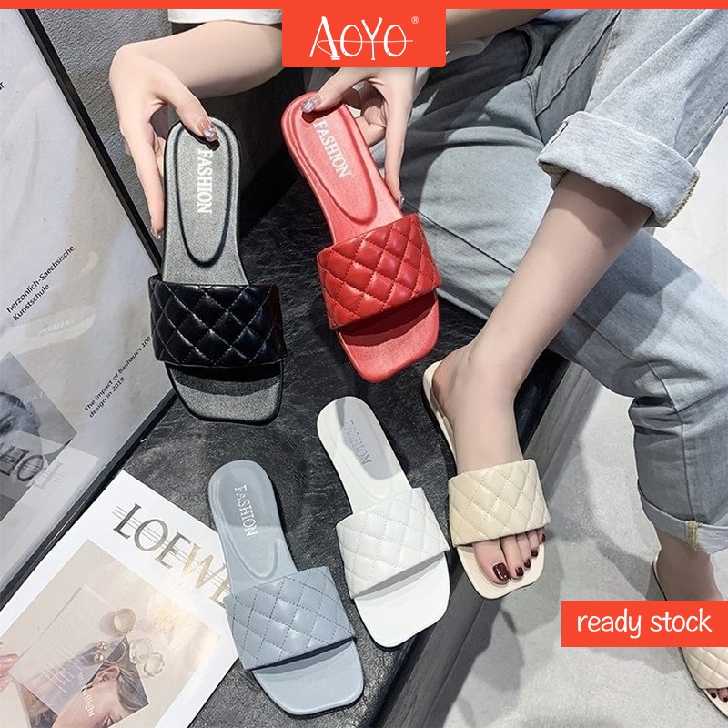 Dép Sandal Nữ Mũi Vuông Thời Trang Hàn Quốc 00990