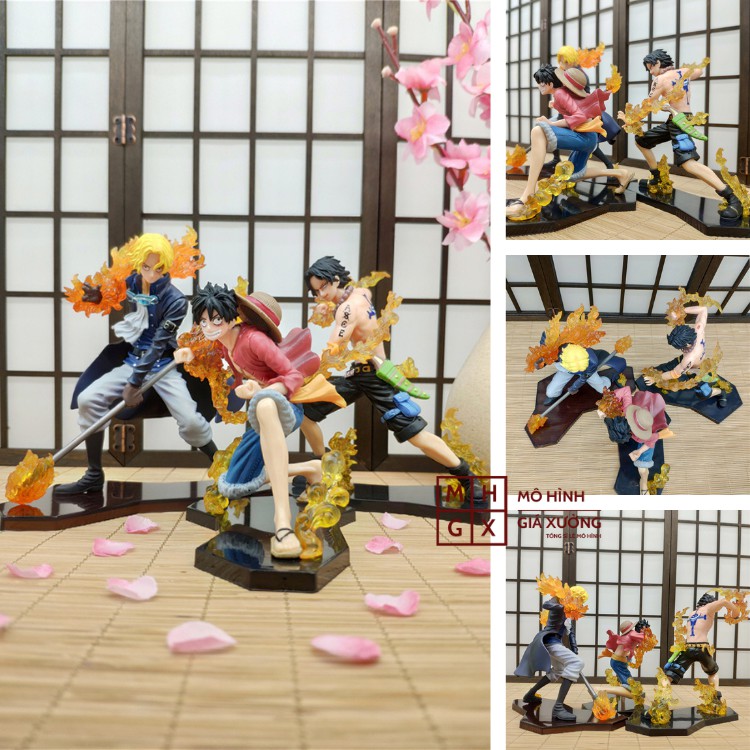 Mô hình  Sabo Tổng tham mưu Trưởng của Quân Cách mạng trạng thái chiến Đấu· One Piece  Cao 15cm - Tượng Figure