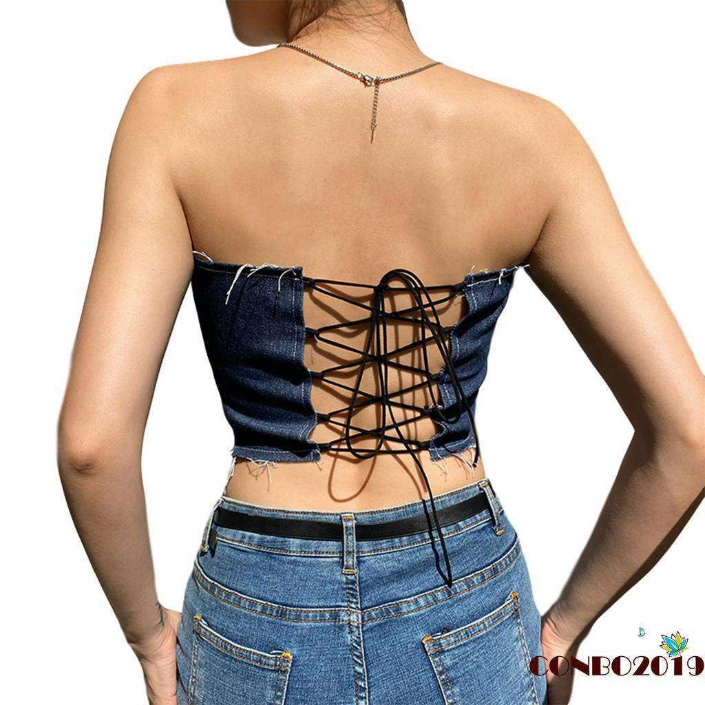 Áo Lửng Hở Lưng Phong Cách Quyến Rũ Dành Cho Nữ