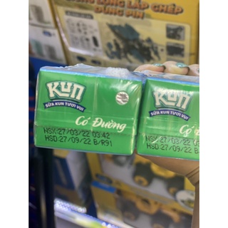 Sữa kun có đường tươi vui 180ml, thùng 12 lốc