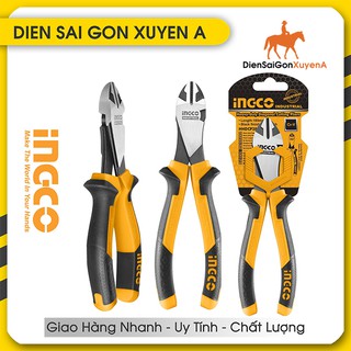 Kìm cắt kềm cắt đầu nặng Heavy duty Diagonal Cutting Pliers INGCO HHDCP28188