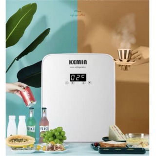 (Sẵn) tủ lạnh mini kemin loại 16l màn hình led có thể điều chỉnh nhiệt độ - sẵn trắng 16l đèn led (cảm ứng)