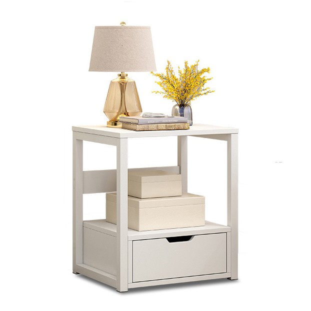 Tủ kệ đầu giường khung thép 1 ngăn kéo , tủ ngăn kéo đầu giường | BigBuy360 - bigbuy360.vn