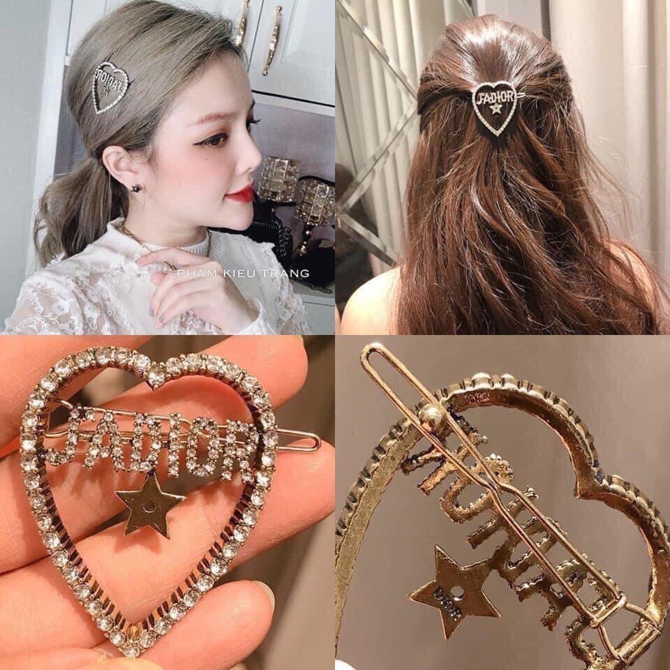 Kẹp tóc mái 💝 Kẹp đá cao cấp , phụ kiện tóc hottrend