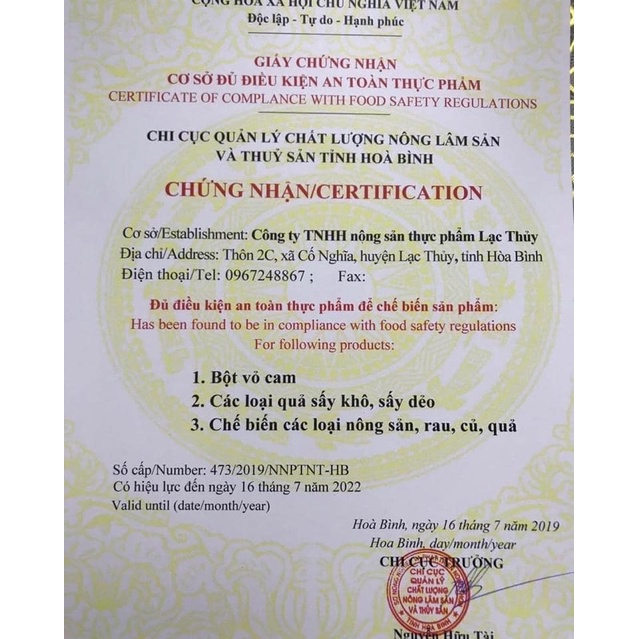 Khoai Sấy Lacthuyfarm