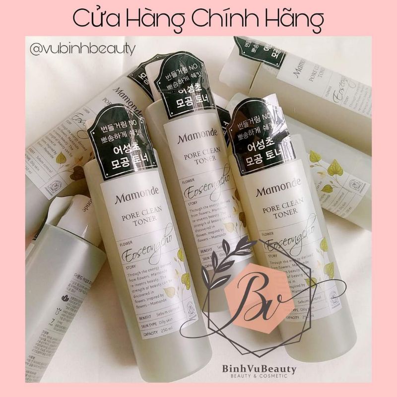 Nước hoa hồng Toner diếp cá mamonde 250ml
