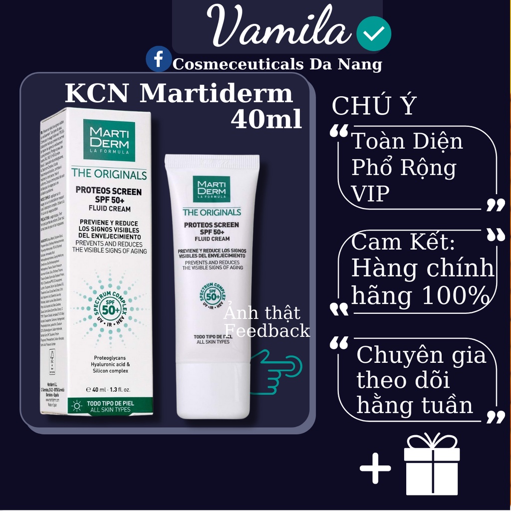 Kem Chống Nắng Martiderm SPF 50+ 40ml Chống Nắng Hiệu Quả Toàn Diện Cho Treatment