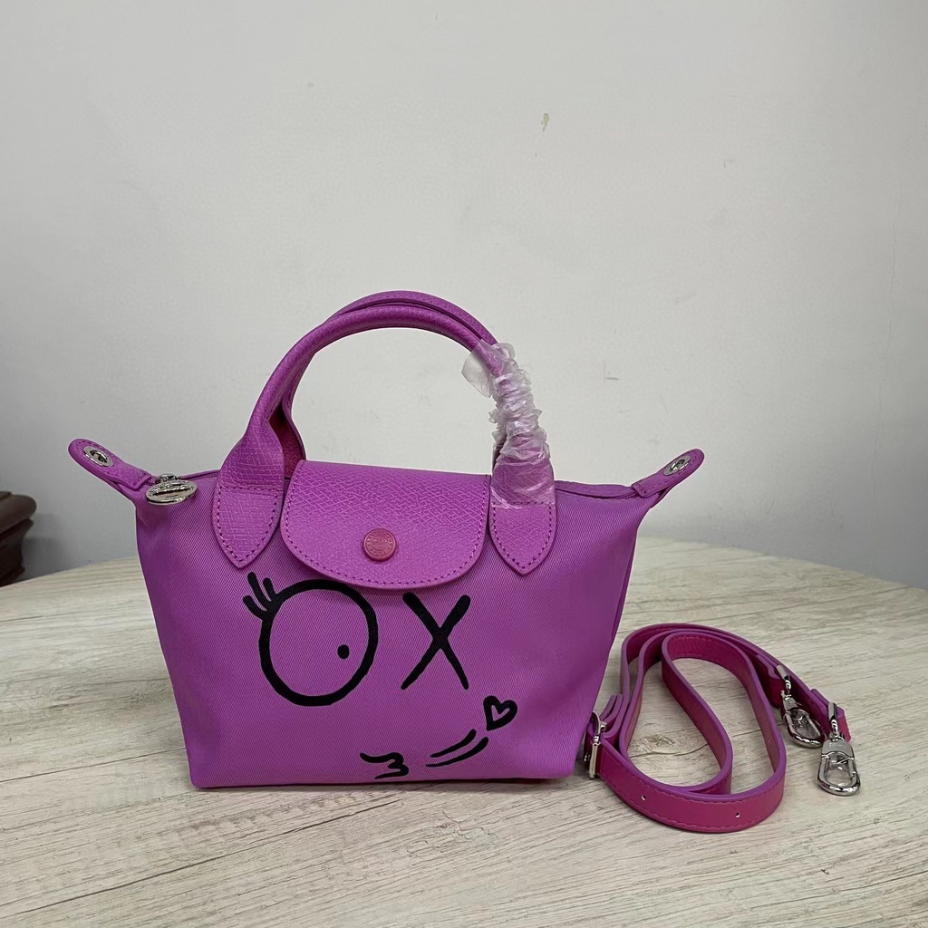 Túi Đeo Chéo Hình Bánh Bao graffiti Nhỏ Gọn Phong Cách Mới Cao Cấp Cho Nữ 77220519 Túi