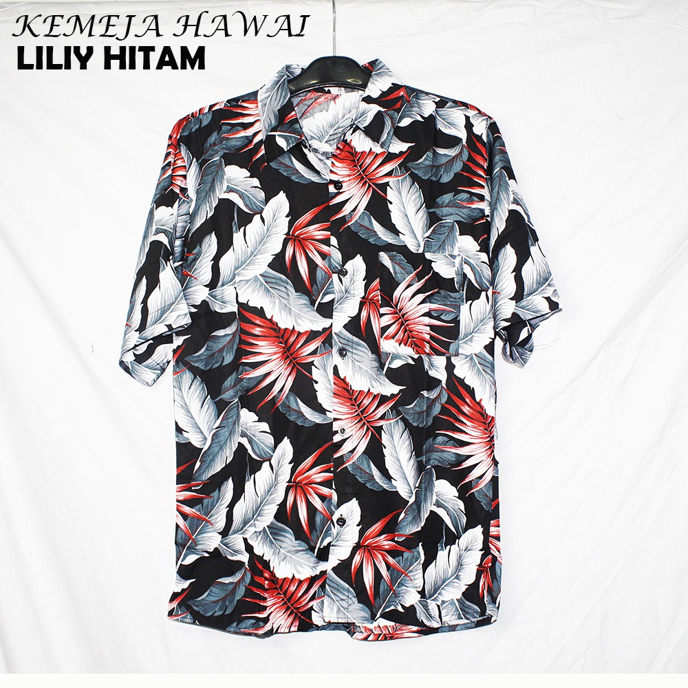 Fortglass HAWAI LILY Áo Sơ Mi Nam COWO BALI REGGAE Short Rayo