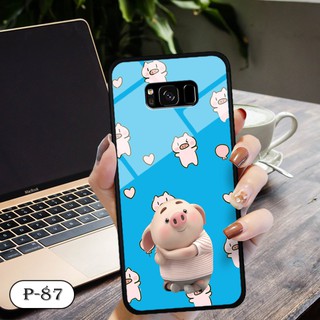 Ốp lưng kính 3D Samsung Galaxy S8/ S8 Plus-cute