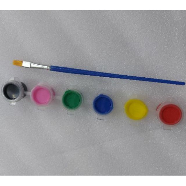 Vỉ màu nước 6 màu 3ml - Thư Viện Đồ Chơi