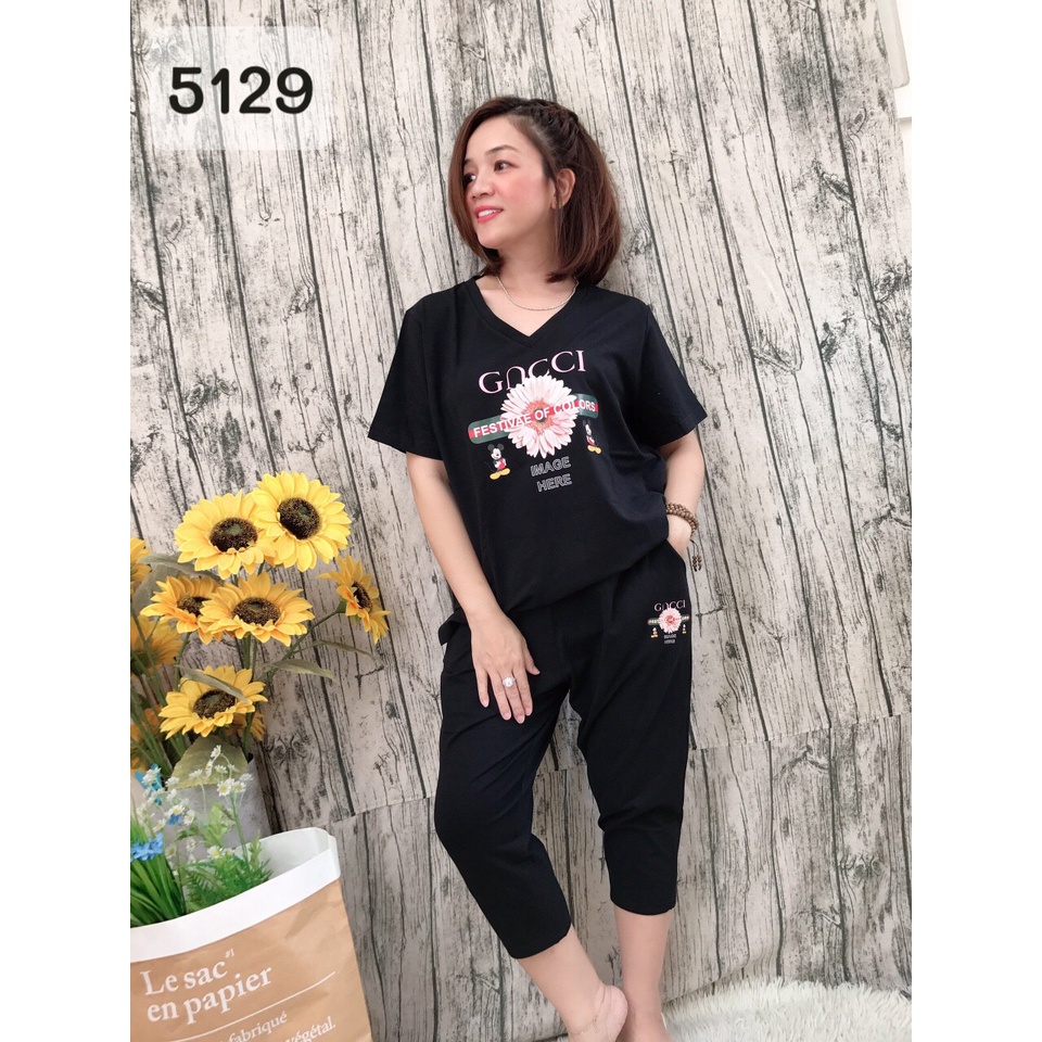 {Nhiều Mẫu} Set Lửng BIG SIZE cổ tim hì nh - 5125 - 5126 - 5127 - 5128 - 5129