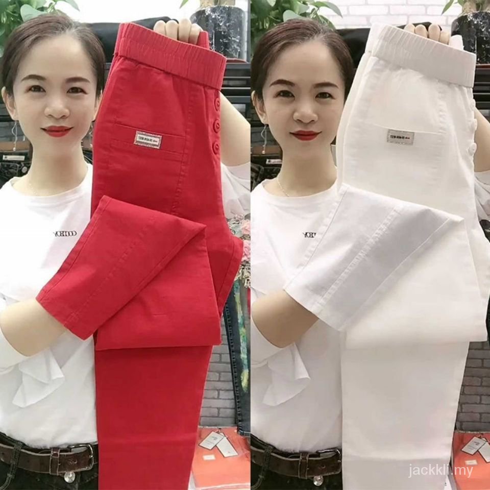 Quần Cotton Lanh Lưng Cao Dáng Rộng Phong Cách Hàn Quốc Thời Trang Mùa Hè Mới Cho Nữ 2021 | BigBuy360 - bigbuy360.vn