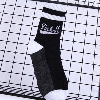Vớ cotton in chữ vui nhộn dành cho cả nam và nữ
