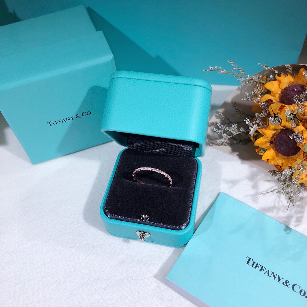 Nhẫn Bạc S925 Đính Kim Cương Giả Thời Trang Size 56789