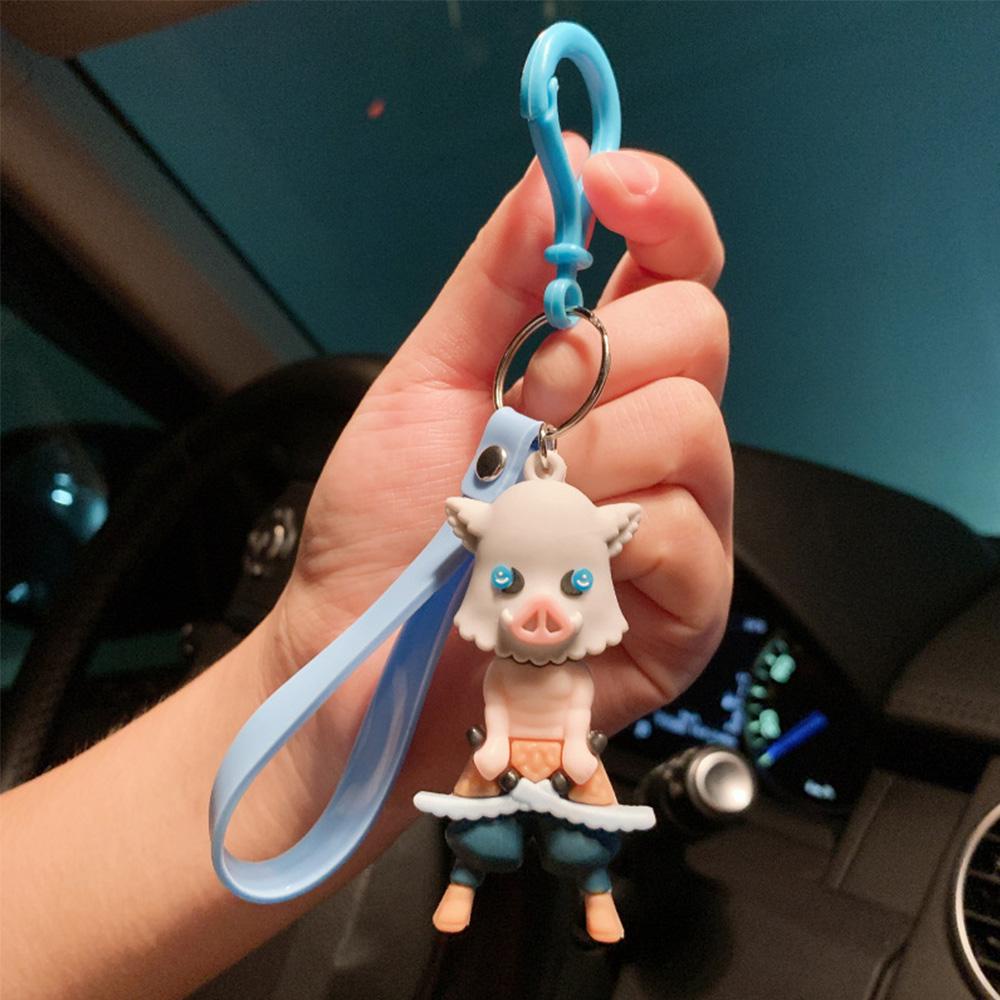 Móc Khóa Silicone Hình Demon Slayer 15H Cho Nữ