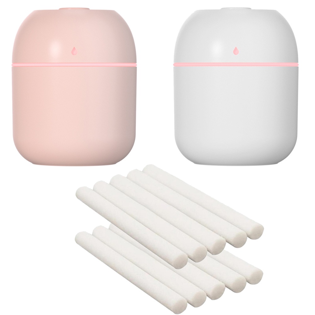 Máy phun sương tạo độ ẩm tích hợp đèn LED màu sắc lãng mạn 220ml