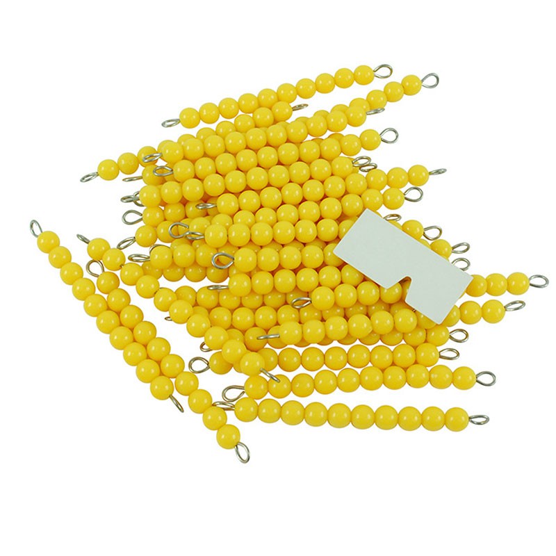 Khối hạt cườm 1000 bang hat cườm - giáo cụ montessori