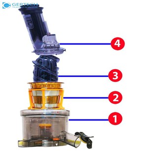 MÁY ÉP HOA QUẢ CHẬM GERTECH GT-J203