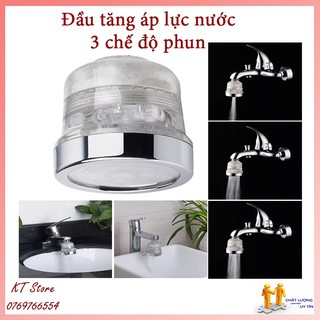 Đầu vòi rửa bát TĂNG ÁP LỰC NƯỚC 3 chế độ phun (bảo hảnh đổi mới trong 7 ngày)