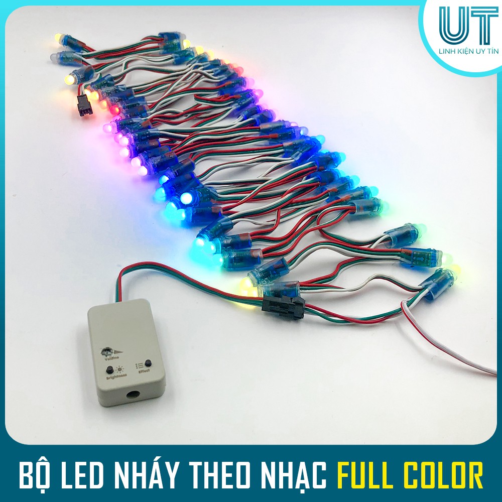 Bộ Đèn LED Nháy Theo Nhạc 1903 Full Color [ FULL HIỆU ỨNG ]