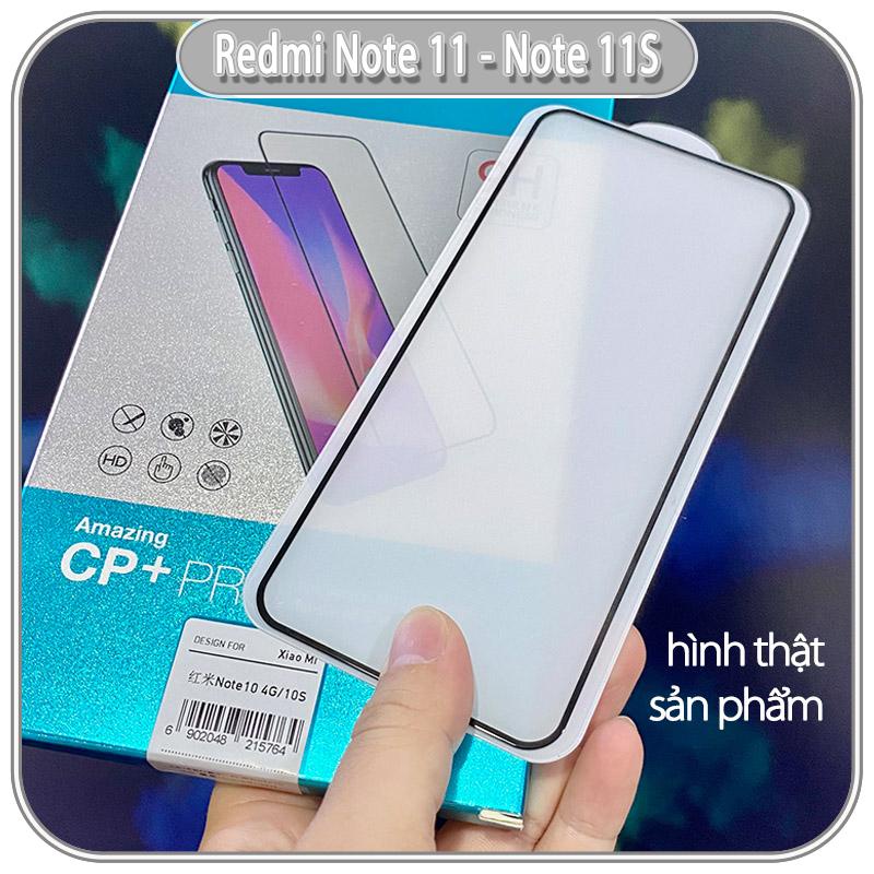 Kính cường lực Nillkin CP+ PRO cho Xiaomi Redmi Note 11 - Redmi Note 11S FULL viền đen - Hàng nhập khẩu
