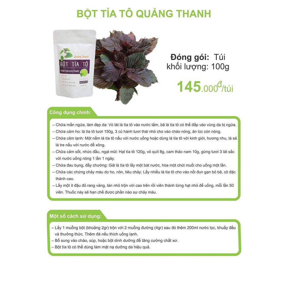 BỘT TÍA TÔ