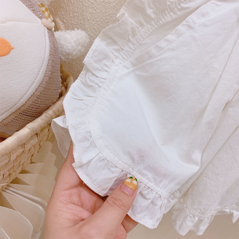 Quần Short Cotton Màu Trắng Thời Trang Mùa Hè Hàn Quốc Hàng Mới Phong Cách Nhật Bản Cho Bé Gái 2022