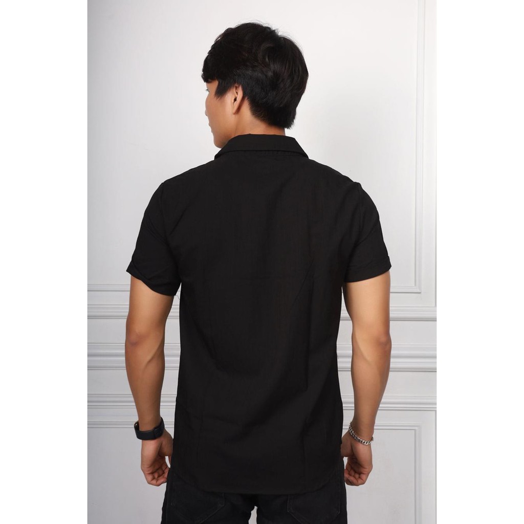 Áo đũi nam cổ bẻ Sơ mi đũi Áo có cổ túi hộp Litaia | BigBuy360 - bigbuy360.vn