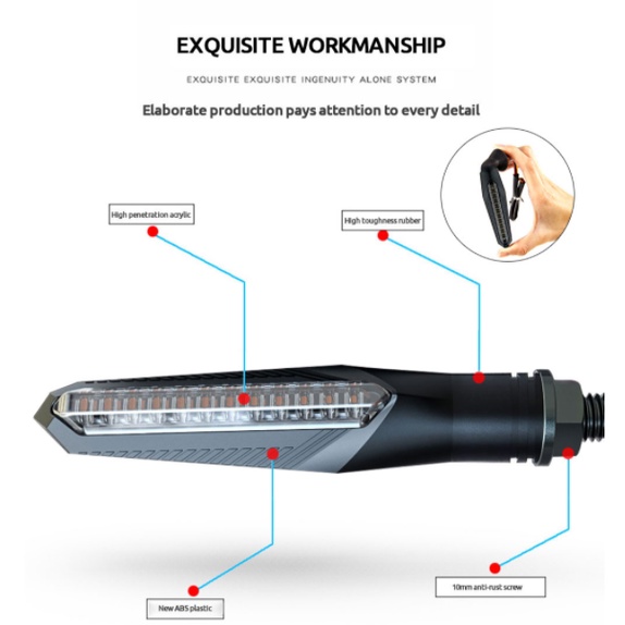 Bộ 2 Đèn Xi Nhan Lymoyo 12v Tiện Dụng Cho Xe Mô Tô