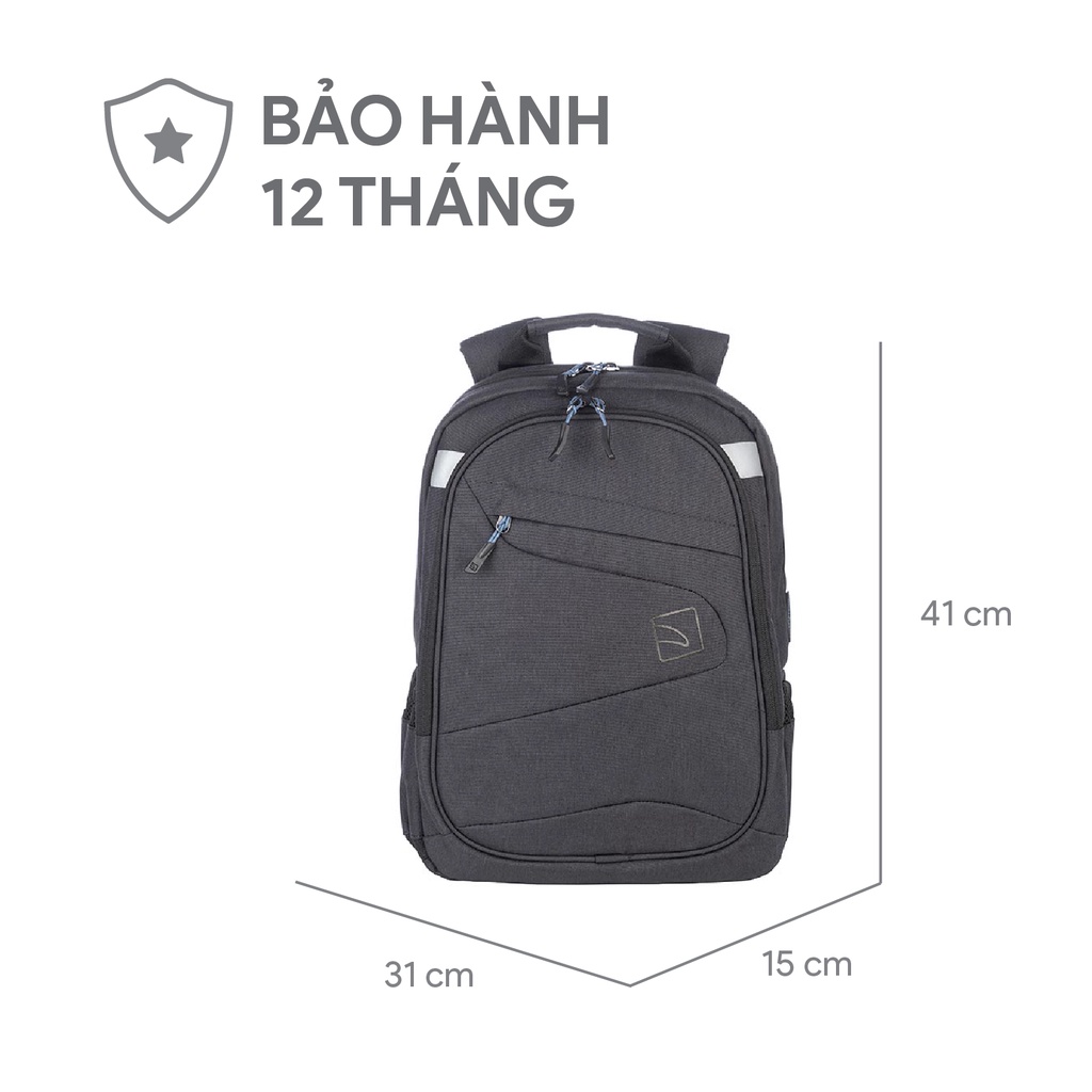 Balo Laptop/ Macbook Tucano Lato 2 cao cấp chống nước cá tính dành cho dân văn phòng 14 inch