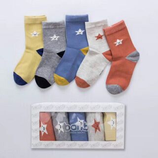 Tất, vớ bé trai, bé gái - set 5 đôi