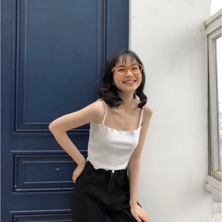 Áo 2 dây cuốn biên