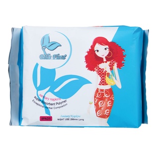 Băng vệ sinh belle flora lưới lụa ban đêm 280mm