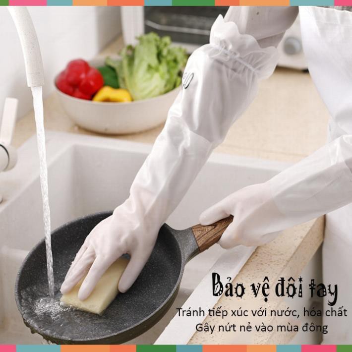 [COMBO 2]Găng tay cao su❤️SALE❤️Bao tay rửa chén đa năng siêu dai chất liệu cao cấp giúp bảo vệ bàn tay hiệu quả GT01