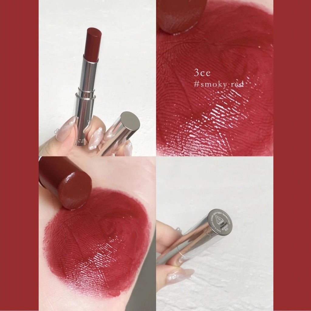 Son thỏi 3CE son dưỡng có màu Glow Lip Color mềm mịn căng bóng 3CE009