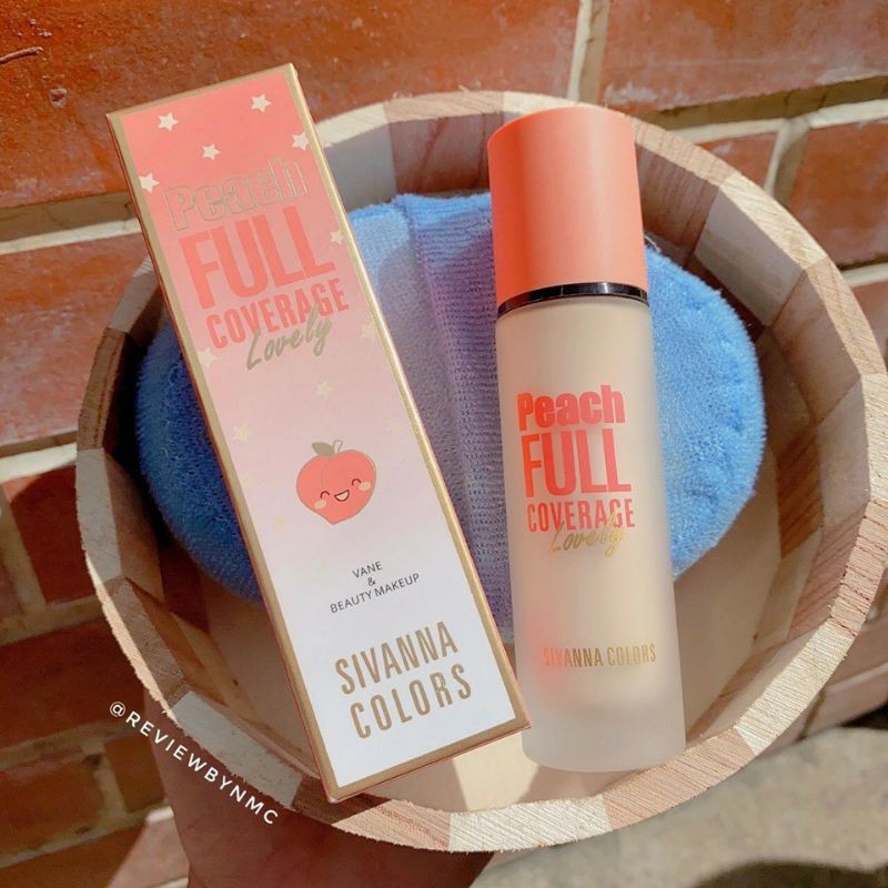 Kem nền Sivanna Colors Peach Full Coverage Lovely HF5044 Thái Lan (35ml) | BigBuy360 - bigbuy360.vn