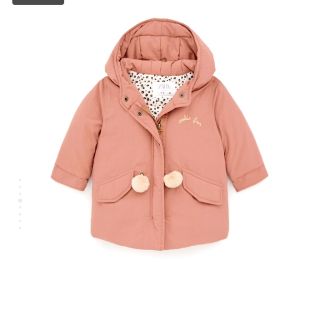 Áo Parka Zara quả bông (ảnh cuối khách mặc)
