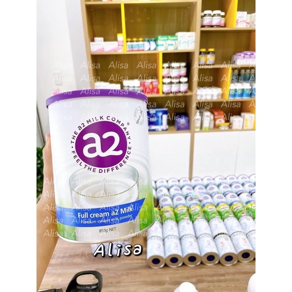 Sữa tươi nguyên kem A2 bột / nước mẫu mới nhất ( DATE 6/2022)-ALISA