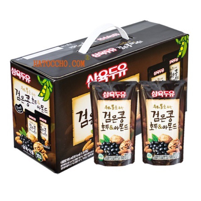 Sữa Óc chó hạnh nhân đỗ đen Hộp 140ml -190ml thùng 24 hộp
