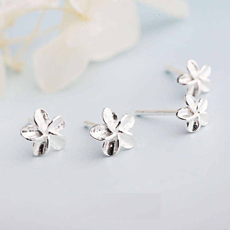 Hoa tai hoa 5 cánh - bạc 925